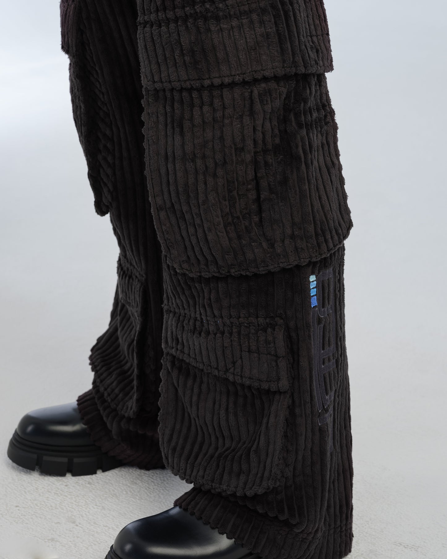 Legacy. 24". 2 Wale Corduroy. Black.