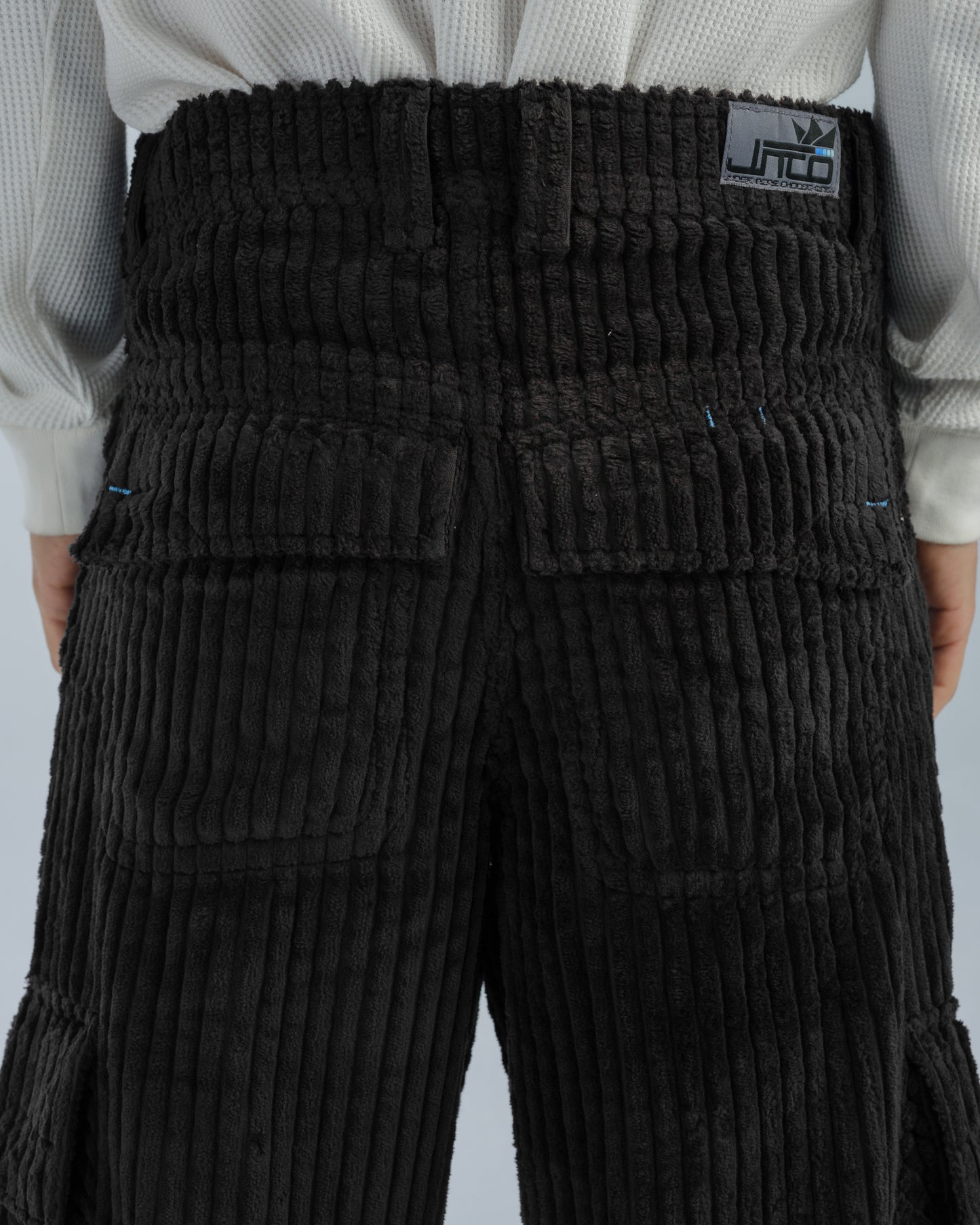 Legacy. 24". 2 Wale Corduroy. Black.